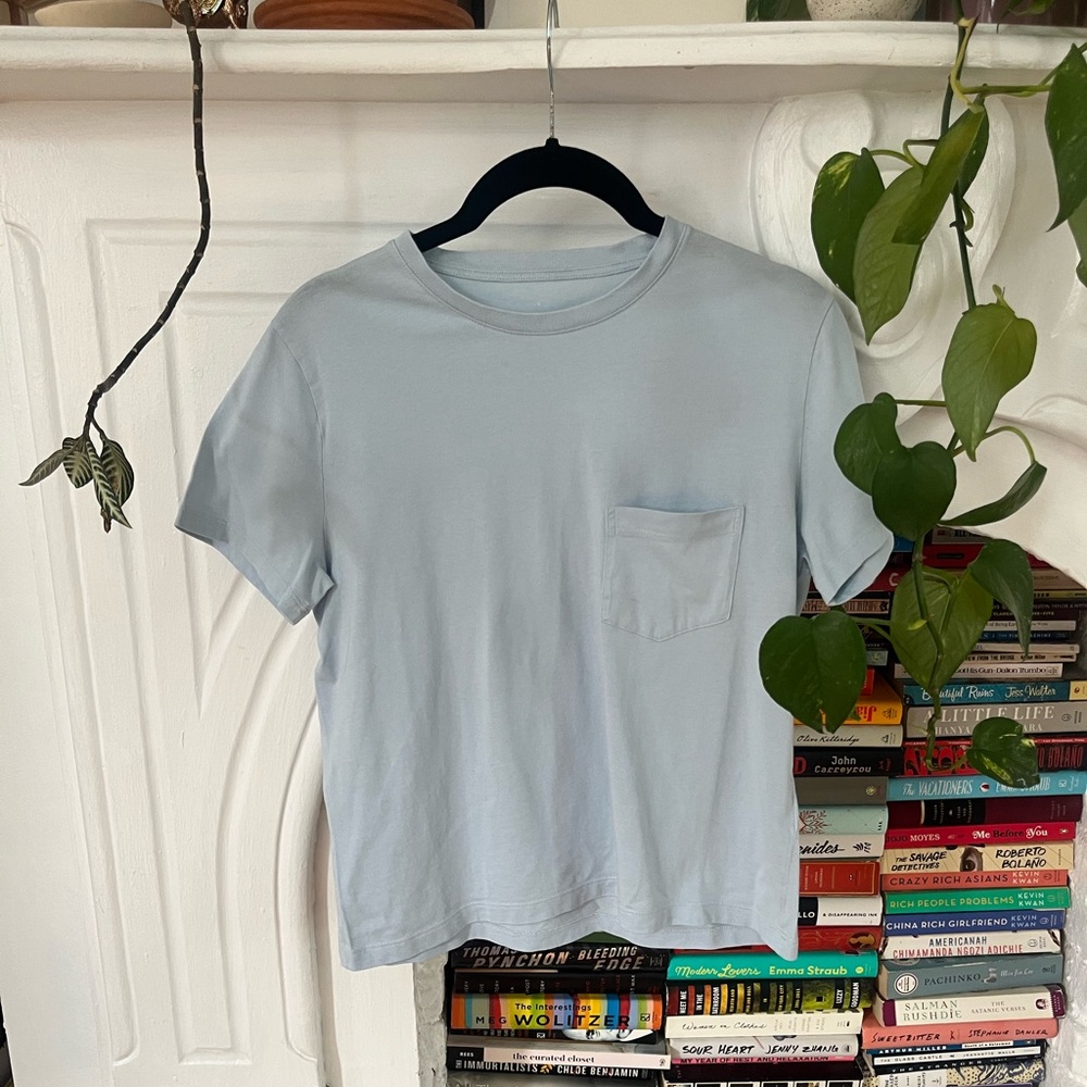 Everlane Organic Cotton Box-Cut Pocket Tee